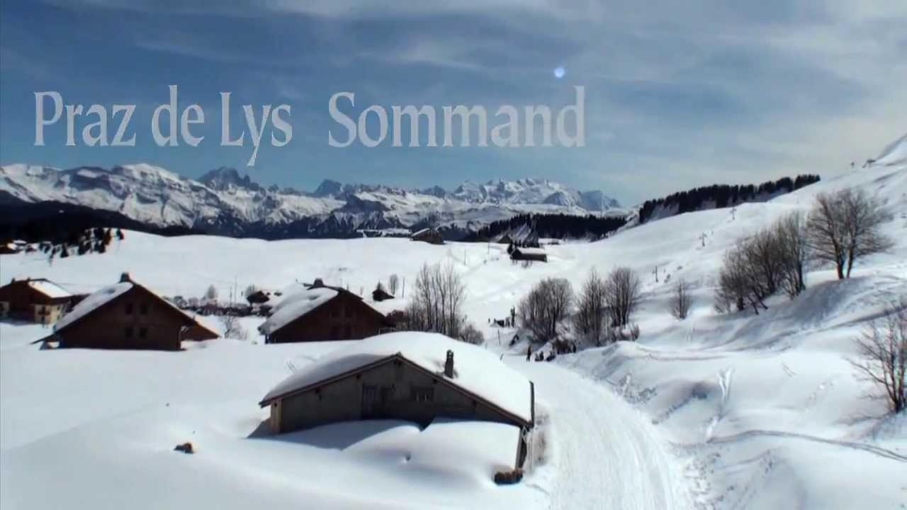 Studio Cabine Praz De Lys Taninges Bagian luar foto