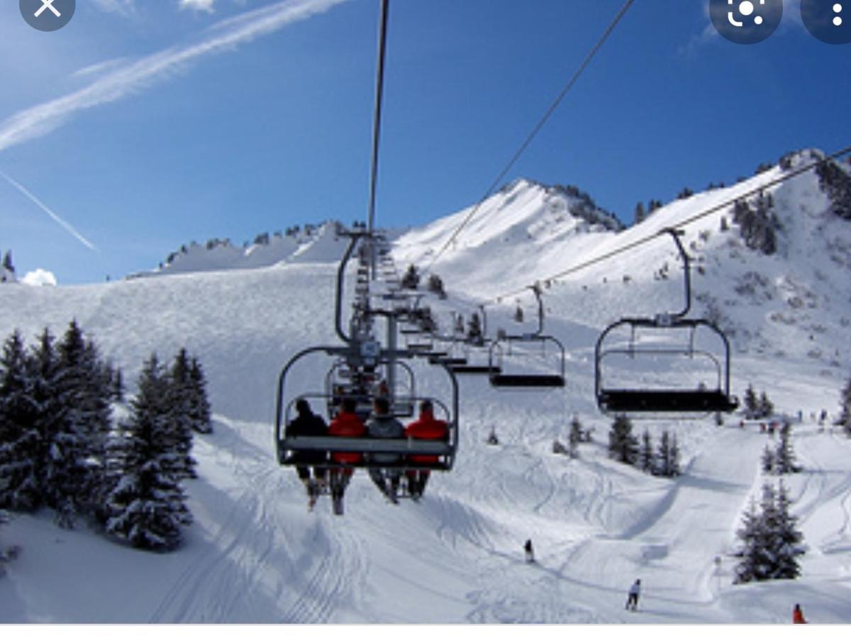 Studio Cabine Praz De Lys Taninges Bagian luar foto